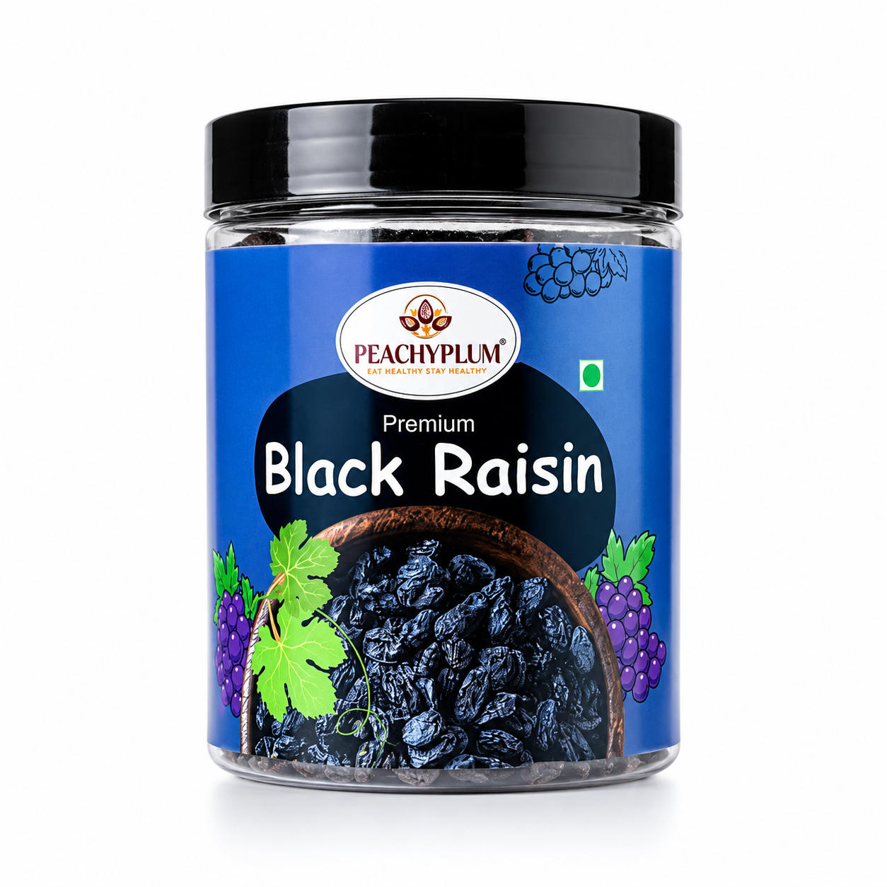 Seedless Black Raisins 250g | Kali Kishmis | Dry Fruits | Antioxidants, Fiber & Potassium | Premium Quality