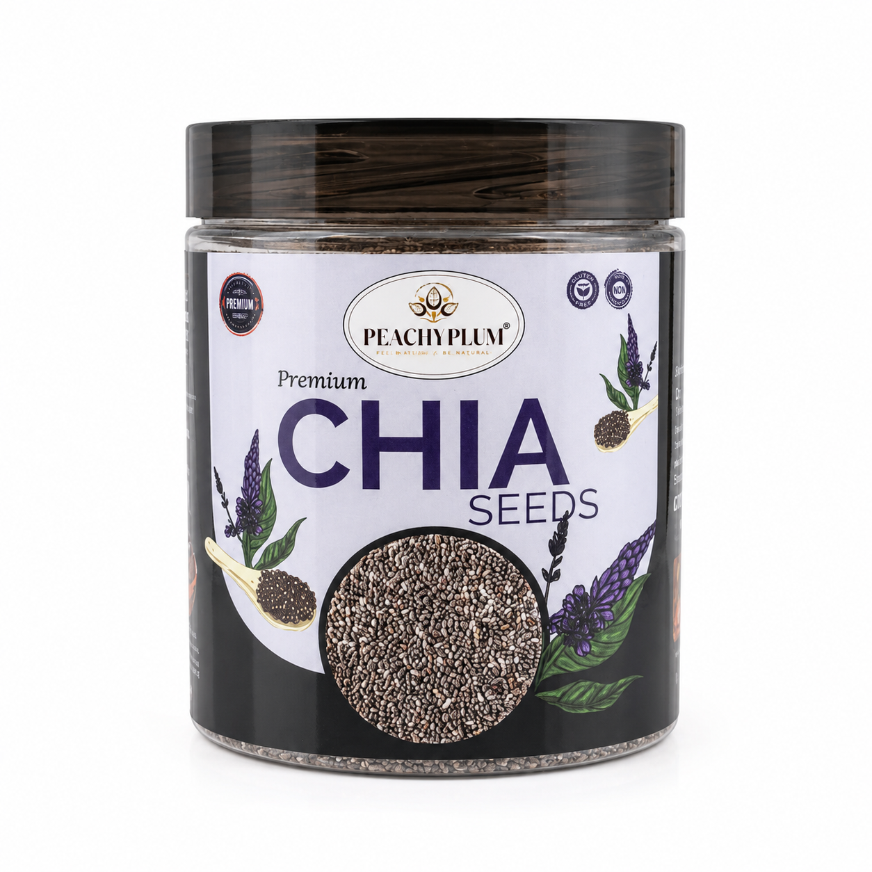 Chia Seeds 250g - Healthy Raw Seeds | Clean Chia Seeds for Eating | Calcium and Protein Rich Seeds